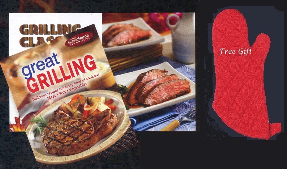 #2200 Great Grilling Cookbook  and Free Grill Mitt 