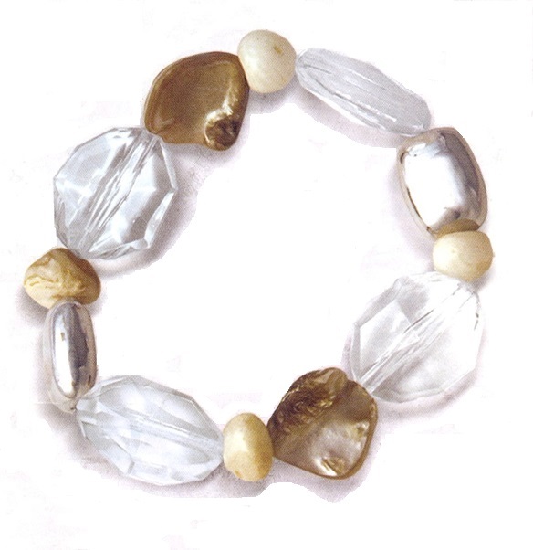 #1127 Chunky Beaded Bracelet