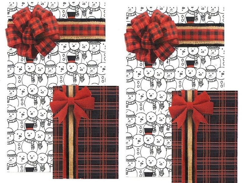 #4221 Snow Buddies Reversible Double Roll