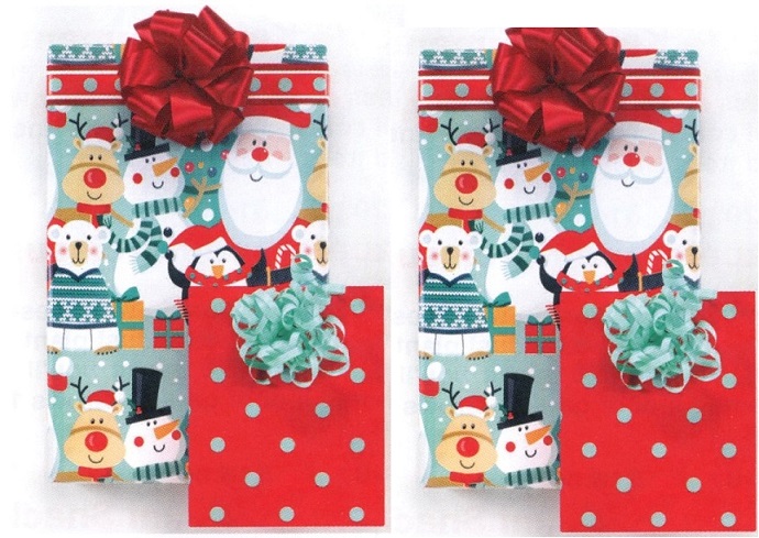 #3213 Happy Holiday Fun Reversible Double Roll
