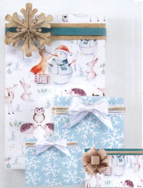 #3219 Making Winter Friends Reversible Wrap Double Roll