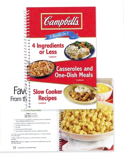#1800 3 in 1 Campbell's Cookbook