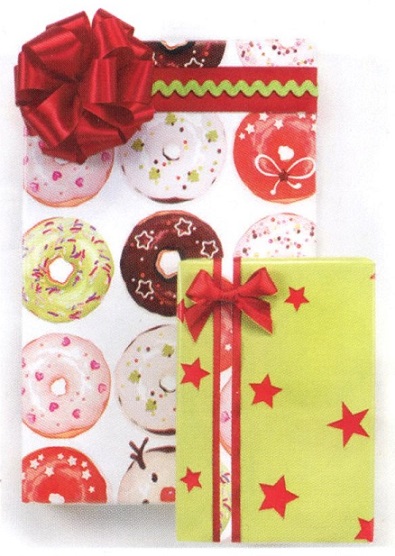 #2110 Christmas Morning Reversible Jumbo Wrap 