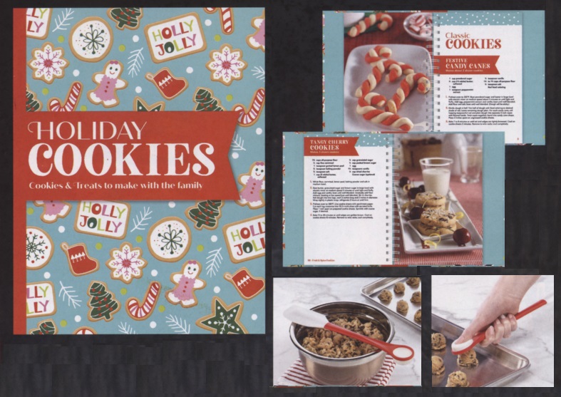 #2701 Holiday Cookies Cookbook w/Free Cookie Spatula & Scoop 