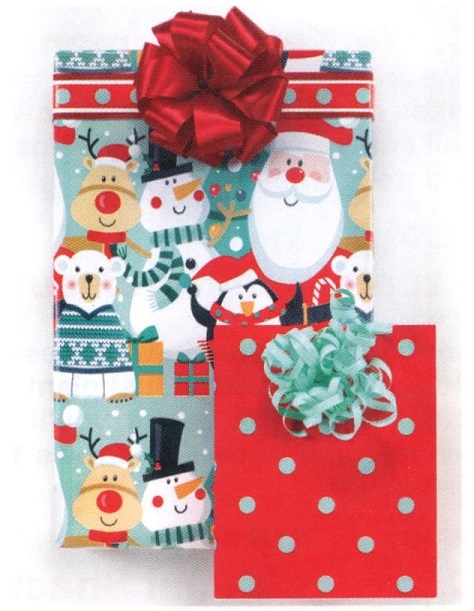#3213 Happy Holiday Fun Reversible Double Roll