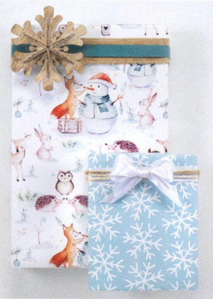 #3020 Making Winter Friends Reversible Jumbo Wrap