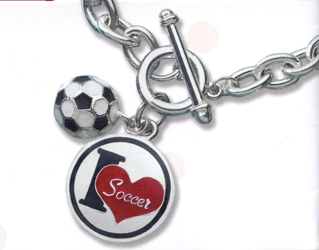 #3283 Girls Soccer Sports Bracelet