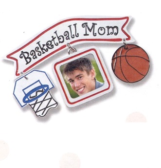 #3572 Mom Photo Sports Pin Basketball
