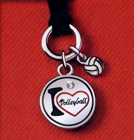 #3576 Girls Volleyball Sports Necklace