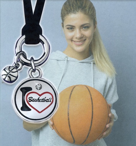 #3579 Girls Basketball Sports Necklace
