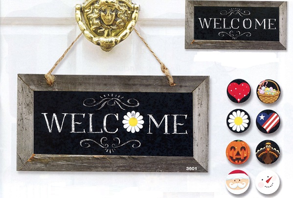 #3601 Welcome Sign for Every Season