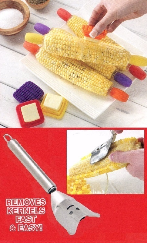#3637 Butter Your Corn Set of 8 And Free Corn Zipper