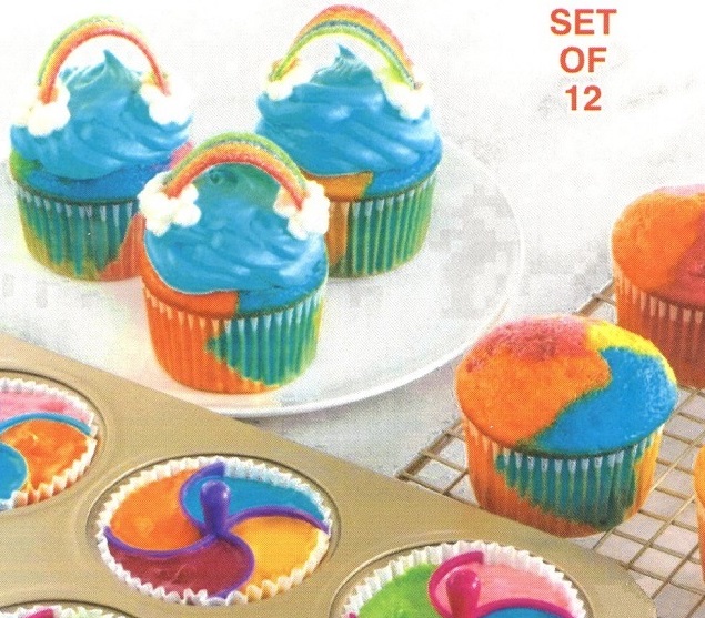 #3691 Cupcake Swirl Dividers Set of 12