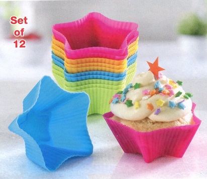 #3702 Star Cupcake Holders Set of 12