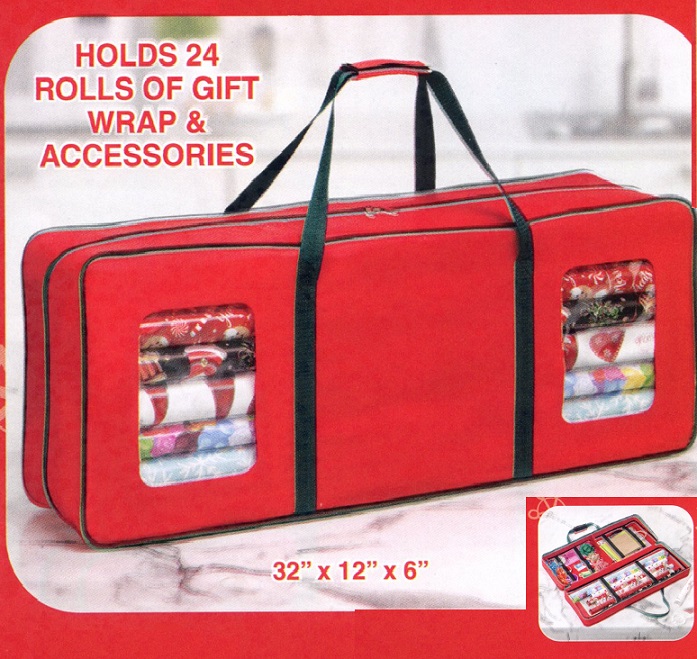 #3708 Portable Gift Wrap Organizer