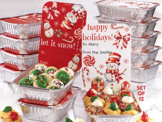 ND WT #3797 Gift Pans with Writeable Lids Set of 12