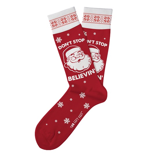 #408B Don't Stop Believin Socks  