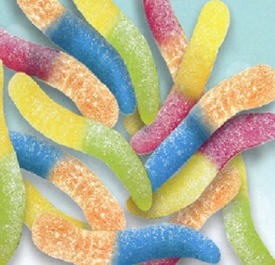 #7290 Sour Gummy Worms 1 LB.