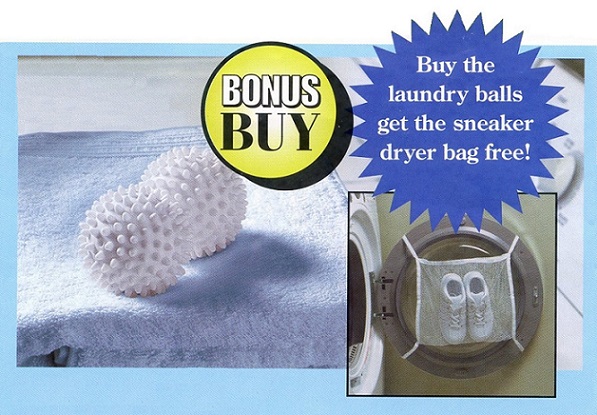 #9234 Laundry Balls with Bonus Sneaker Dryer Bag 