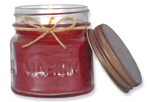 #9308 Apple Pie Mason Jar Candle 8 oz. 