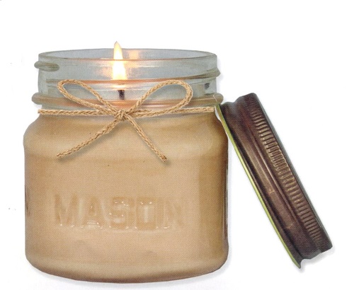 #9310 French Vanilla Mason Jar Candle 8 oz. 