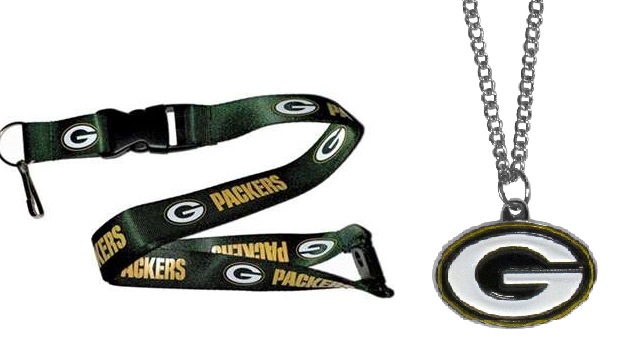 0994 Green Bay Packers Necklace and Lanyard