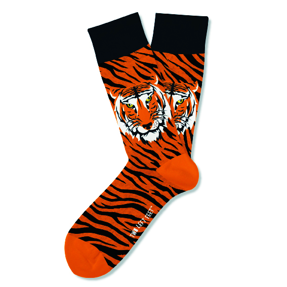 #612B Jungle Cat Socks Large