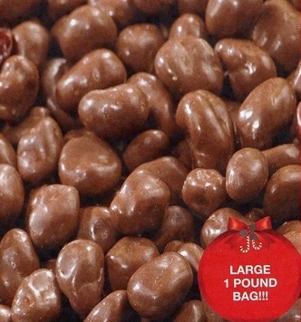 #1604 Milk Chocolate Covered Raisins 1 lb. 