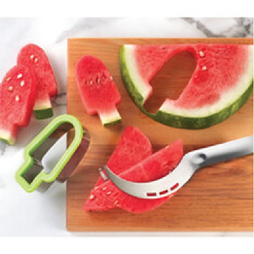 #9573  Watermelon Slice-N-Serve Tool & Pop Slicer 